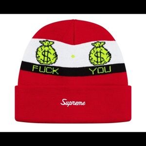 Supreme pay me beanie